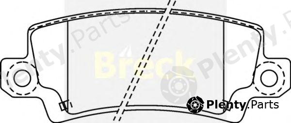  BRECK part 238160070410 Brake Pad Set, disc brake