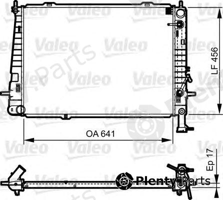  VALEO part 735563 Radiator, engine cooling