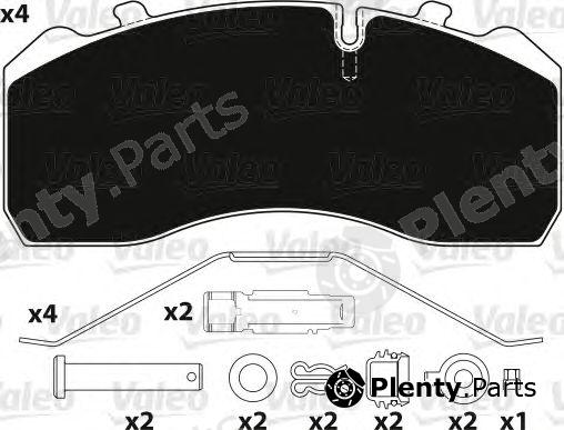  VALEO part 882204 Brake Pad Set, disc brake