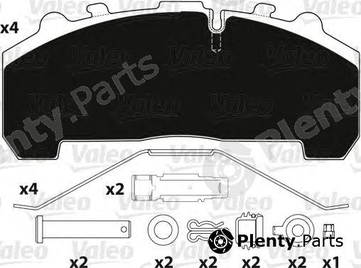  VALEO part 882208 Brake Pad Set, disc brake