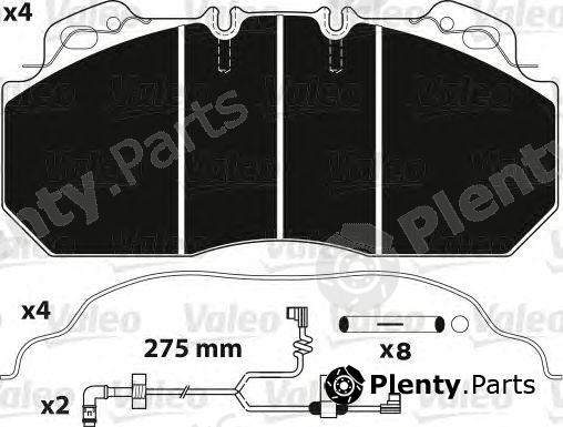  VALEO part 882218 Brake Pad Set, disc brake