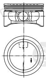  KOLBENSCHMIDT part 94912620 Piston