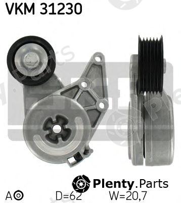  SKF part VKM31230 Tensioner Pulley, v-ribbed belt