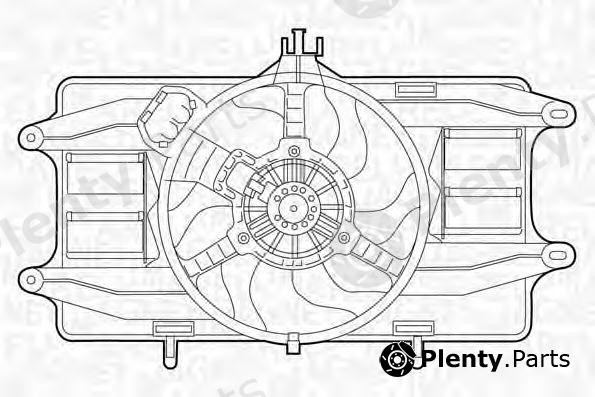  MAGNETI MARELLI part 069422024010 Fan, radiator