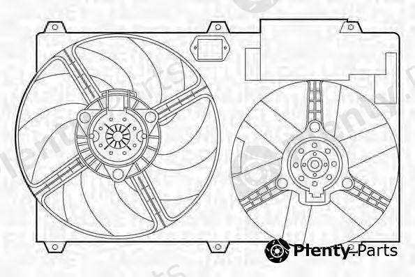  MAGNETI MARELLI part 069422302010 Fan, radiator