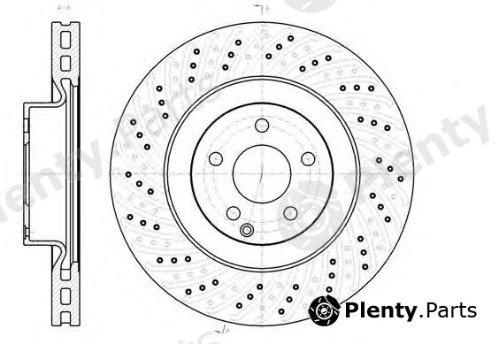  REMSA part 61186.10 (6118610) Brake Disc