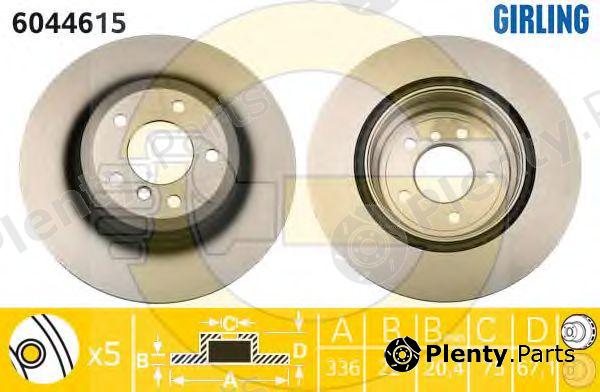  GIRLING part 6044615 Brake Disc