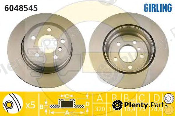  GIRLING part 6048545 Brake Disc