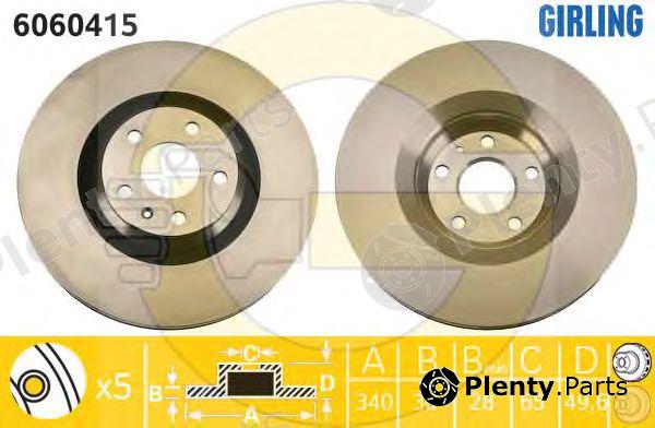  GIRLING part 6060415 Brake Disc