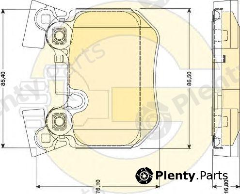  GIRLING part 6117959 Brake Pad Set, disc brake