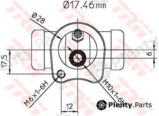  TRW part BWC115 Wheel Brake Cylinder
