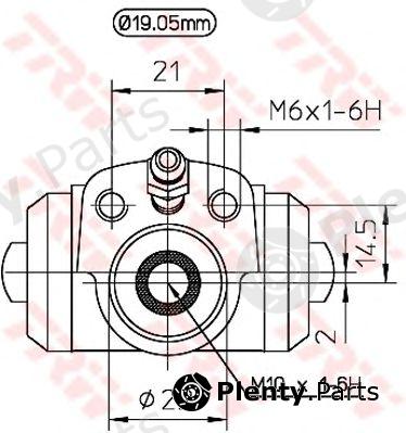  TRW part BWD113 Wheel Brake Cylinder