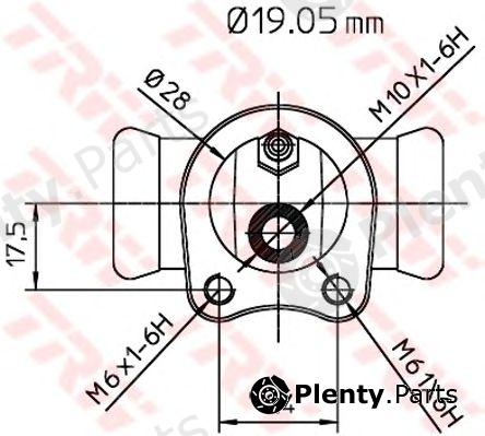  TRW part BWD119 Wheel Brake Cylinder