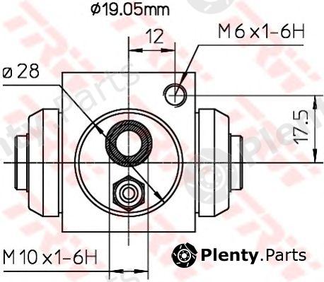  TRW part BWD119A Wheel Brake Cylinder