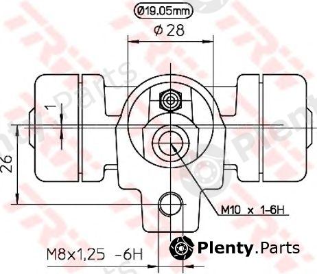  TRW part BWD138 Wheel Brake Cylinder