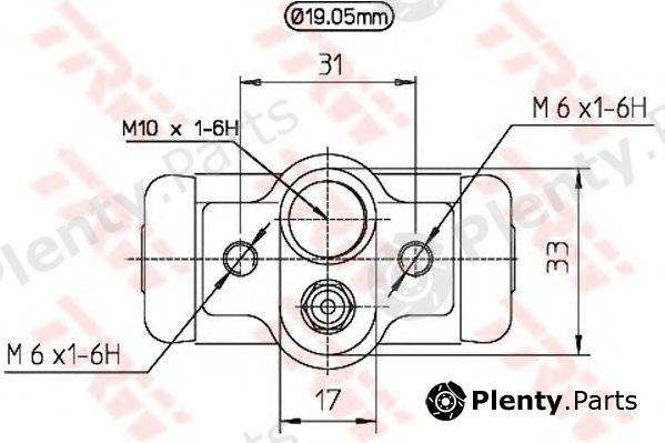  TRW part BWD229 Wheel Brake Cylinder