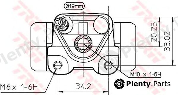  TRW part BWD270 Wheel Brake Cylinder