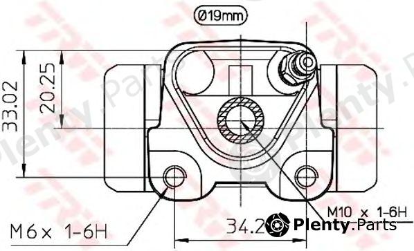  TRW part BWD271 Wheel Brake Cylinder