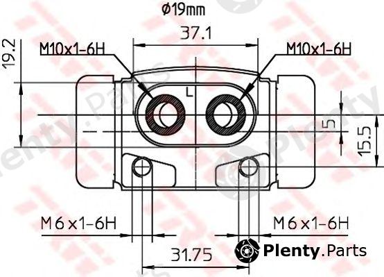  TRW part BWD292 Wheel Brake Cylinder
