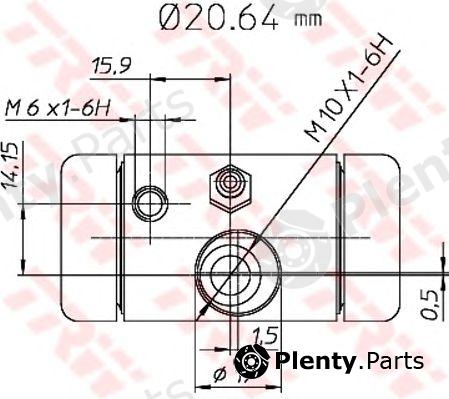  TRW part BWF290 Wheel Brake Cylinder