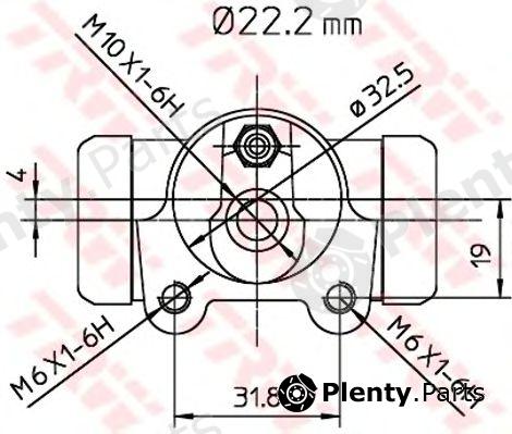  TRW part BWH167 Wheel Brake Cylinder