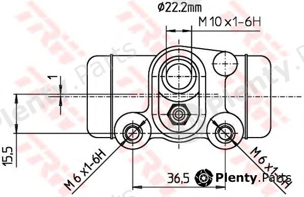  TRW part BWH300 Wheel Brake Cylinder