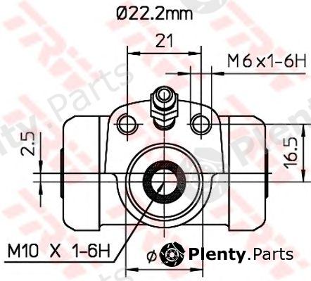  TRW part BWH377 Wheel Brake Cylinder