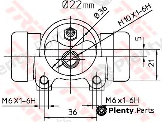  TRW part BWH392 Wheel Brake Cylinder