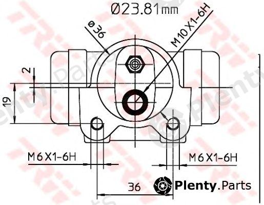  TRW part BWK224 Wheel Brake Cylinder