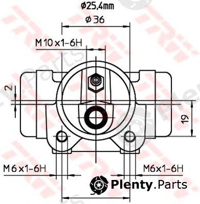  TRW part BWL204 Wheel Brake Cylinder
