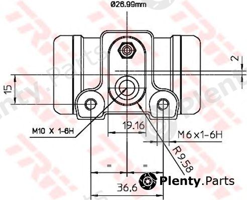  TRW part BWN240 Wheel Brake Cylinder