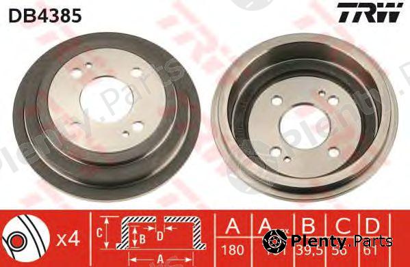  TRW part DB4385 Brake Drum