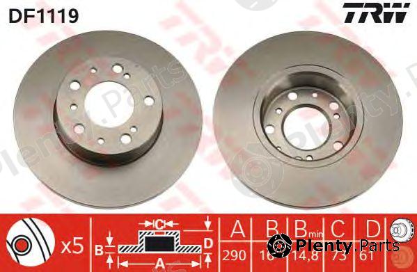  TRW part DF1119 Brake Disc