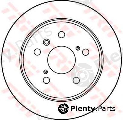  TRW part DF2661 Brake Disc