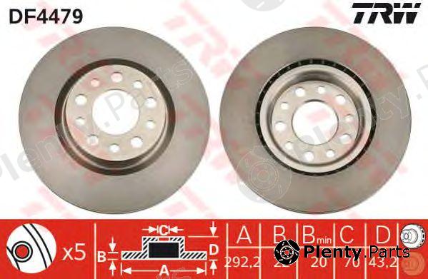  TRW part DF4479 Brake Disc