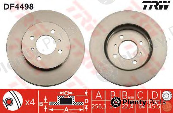  TRW part DF4498 Brake Disc