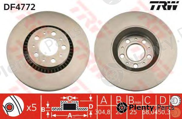  TRW part DF4772 Brake Disc
