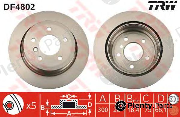  TRW part DF4802 Brake Disc