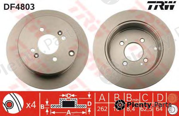  TRW part DF4803 Brake Disc