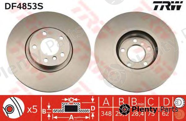  TRW part DF4853S Brake Disc