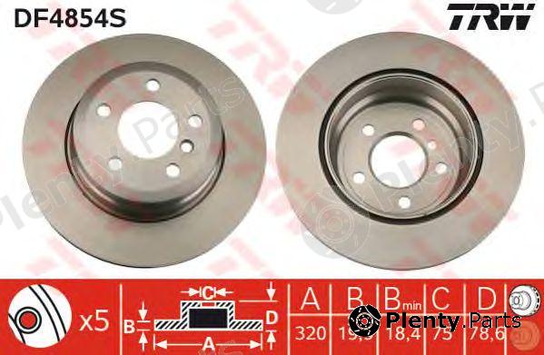  TRW part DF4854S Brake Disc