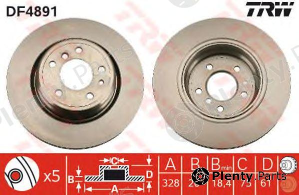  TRW part DF4891 Brake Disc