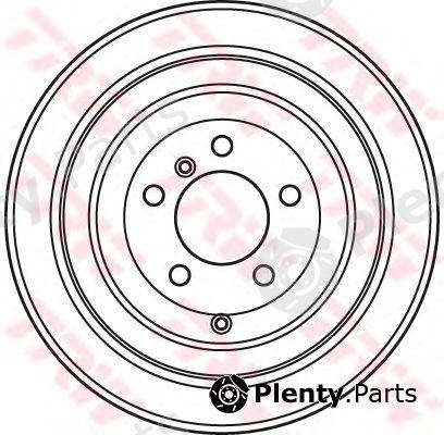  TRW part DF4954S Brake Disc