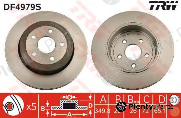  TRW part DF4979S Brake Disc
