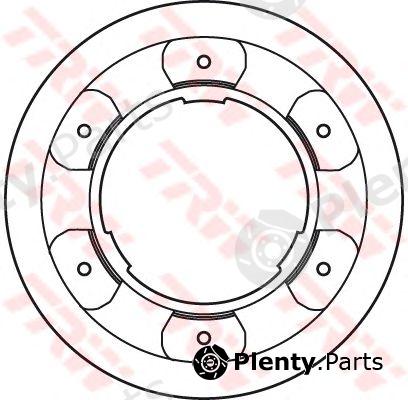  TRW part DF4993S Brake Disc