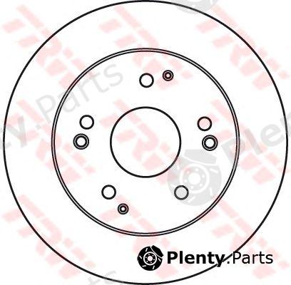  TRW part DF6026 Brake Disc