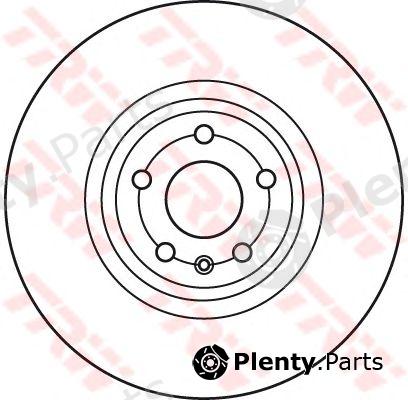  TRW part DF6041S Brake Disc