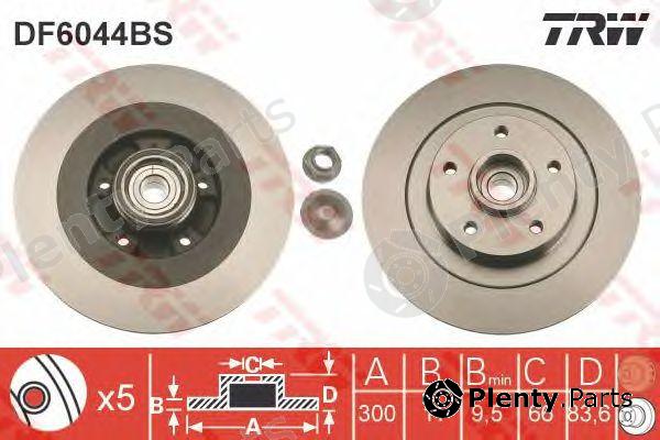  TRW part DF6044BS Brake Disc