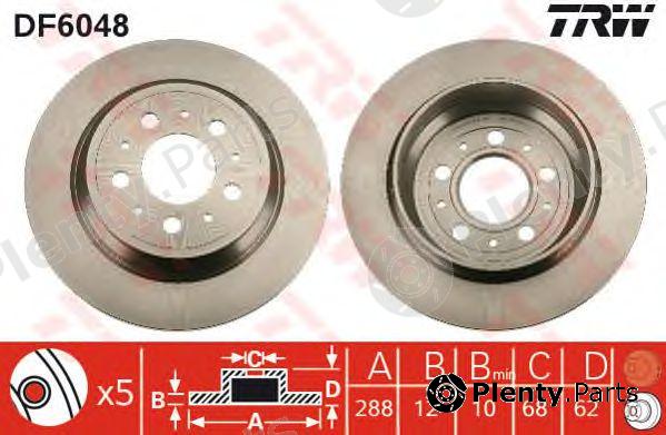  TRW part DF6048 Brake Disc
