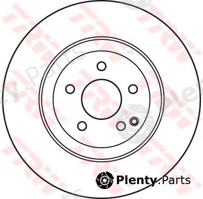  TRW part DF7351S Brake Disc